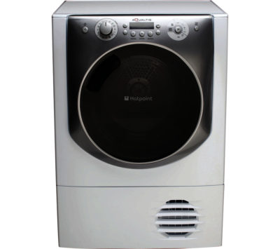 Hotpoint Aqualtis AQC94F7E1M Heat Pump Tumble Dryer - White & Grey